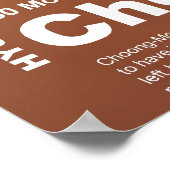 10-11 Aanbevolen zwart gordel Do-jang Poster (Hoek)