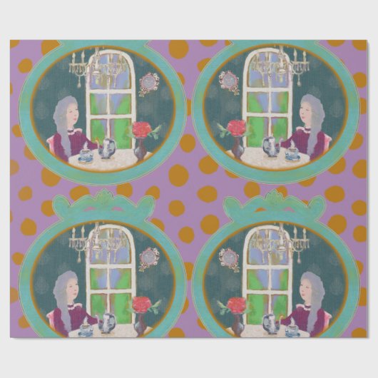 10:15 in LALATOWN Wrapping Paper 2 Cadeaupapier (Vlak)