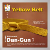 10-2 gele gordel Do-jang Poster (Voorkant)