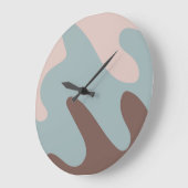 10,75" Abstracte Patroon Ronde Acryl Wandklok (Hoek)