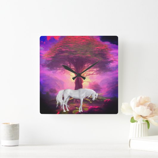 10,75-inch vierkante acrylwandklok vierkante klok (Huis)