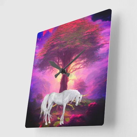 10,75-inch vierkante acrylwandklok vierkante klok (Hoek)