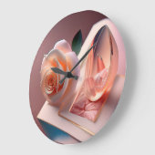 10,75" ronde acryl wandklok (Hoek)