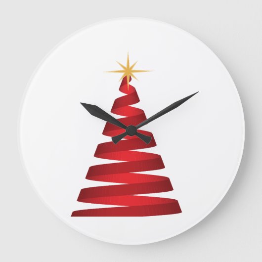 10.75" Round Acrylic Wall Clock Grote Klok (Voorkant)