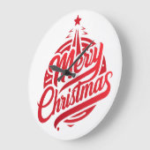 10.75" Round Acrylic Wall Clock Grote Klok (Hoek)