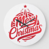 10.75" Round Acrylic Wall Clock Grote Klok (Voorkant)