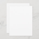 10,8 cm x 14 cm Uitnodiging (Voorkant / Achterkant)