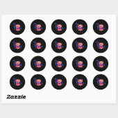 10-9-8-76ers ronde sticker (Vel)