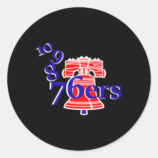 10-9-8-76ers ronde sticker