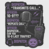 10-9 Laatste verkeer? Sticker (Voorkant)