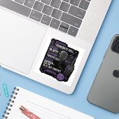10-9 Laatste verkeer? Sticker (Laptop met iPhone)