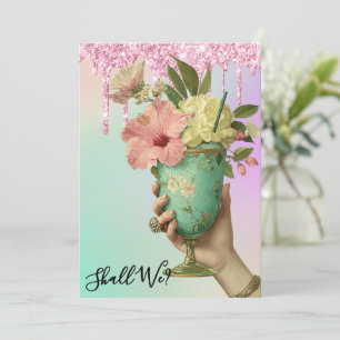 *~* 10 A101 FOTO Ombre Cocktail  BACHELORETTE Kaart