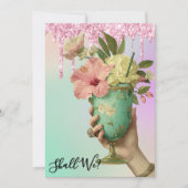 *~* 10 A101 FOTO Ombre Cocktail DE MEISJES UIT DE Kaart (Voorkant)