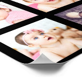 10 Aangepast gepersonaliseerd fotocollage Poster (Hoek)