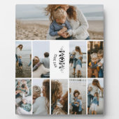 10 Aangepaste foto collage Beste moeder ooit Fotoplaat (Voorkant)