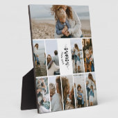 10 Aangepaste foto collage Beste moeder ooit Fotoplaat (Zijkant)