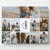 10 Aangepaste foto collage Beste moeder ooit Fotoplaat (Voorkant)