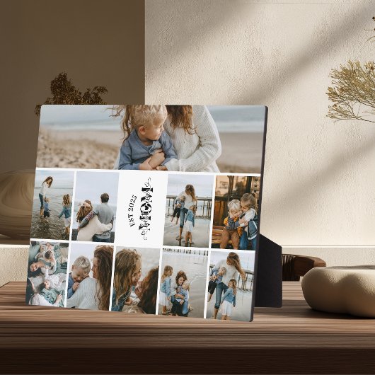 10 Aangepaste foto collage Beste moeder ooit Fotoplaat