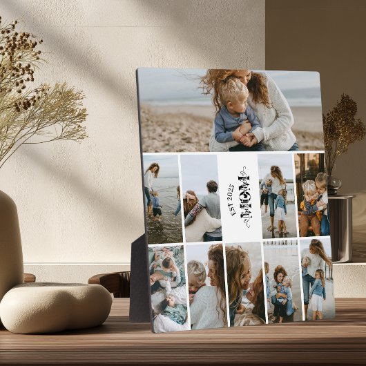 10 Aangepaste foto collage Beste moeder ooit Fotoplaat