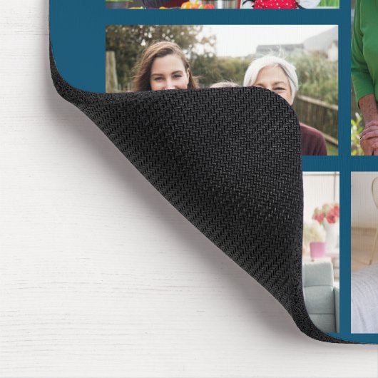 10 Aangepaste fotocollage Muismat (Hoek)