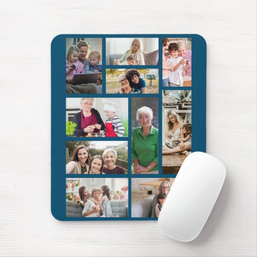 10 Aangepaste fotocollage Muismat (Met muis)