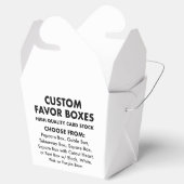 10 aangepaste gepersonaliseerde kleine take out gu bedankdoosjes (Geopend)