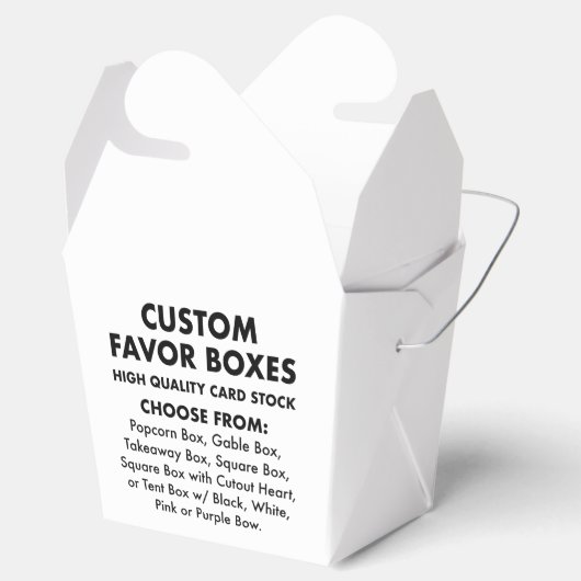 10 aangepaste gepersonaliseerde kleine take out gu bedankdoosjes (Geopend)