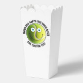 10 Aangepaste Tennisbal BLAUWE OGEN Happy Face Pop Bedankdoosjes (Achterkant)