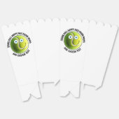 10 Aangepaste Tennisbal BLAUWE OGEN Happy Face Pop Bedankdoosjes (Ongevouwen)