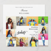 10 Aankondiging van multi-foto-Afstuderen (Voorkant / Achterkant)