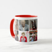 10 Afbeeldingen voor de familie uploaden | Mok (Voorkant links)