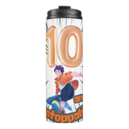10 and Unstoppable Boys’ Birthday Thermosbeker