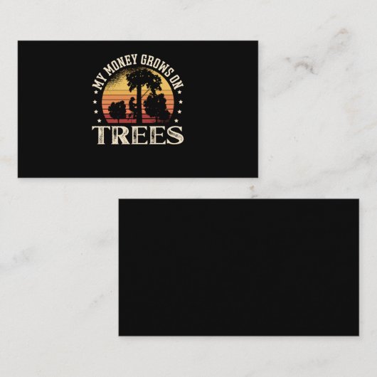 10.Arborist for a Tree trimmer Visitekaartje (Voorkant / Achterkant)