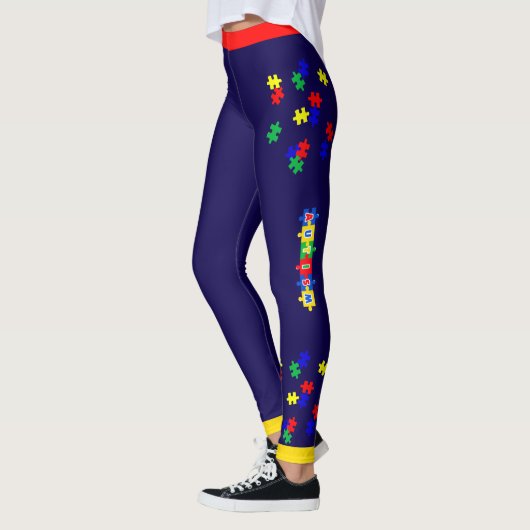 #10 Autisme Bewustzijn Leggings (Links)
