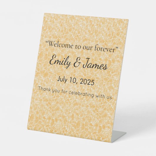 $10 Baby Shower Sign Guests Won’t Forget Reclamebord Met Voetstuk (Voorkant)