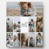 10 Beste Stiefmoeder Ooit Aangepaste Foto Collage Fotoplaat (Voorkant)