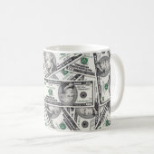 $10 Bil Geld Patroon Koffiemok (Voorkant rechts)