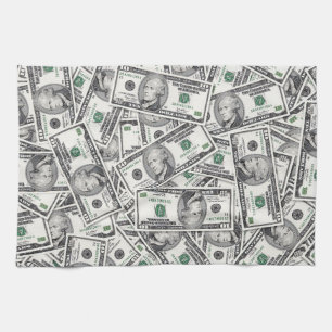 $10 Bil Geld Patroon Theedoek