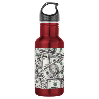 $10 Bil Geld Patroon Waterfles