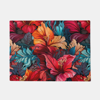 #10 Bloemen Patroon Deurmat
