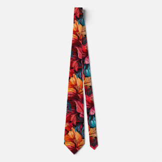 #10 Bloemen patroon Stropdas
