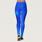 10 Blue Shades Cat Athleisure Yoga Pants Leggings (Achterkant)