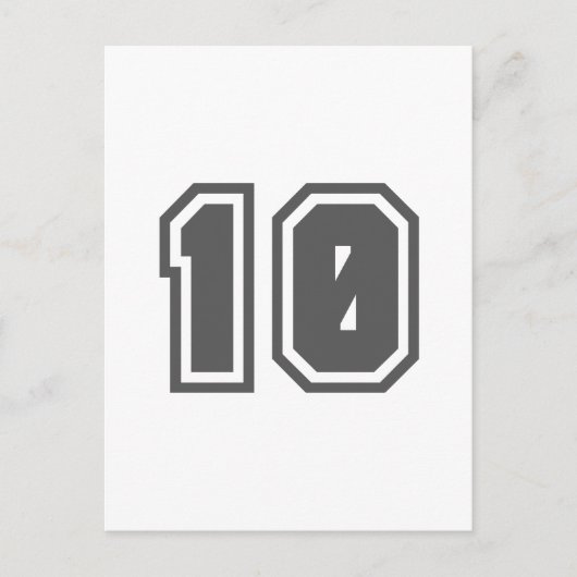 10 BRIEFKAART (Voorkant)