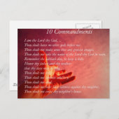 10 Briefkaart geboden (Voorkant / Achterkant)