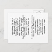 10 Briefkaart voor dodenpestpreventie (Voorkant / Achterkant)