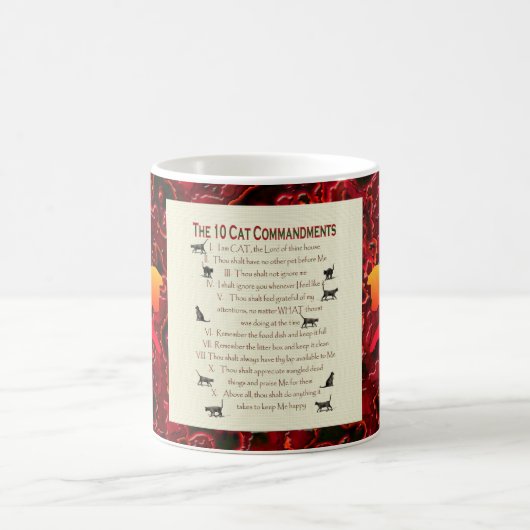 10 CAT-geboden Koffiemok (Center)