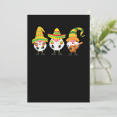 10.Cinco de Mayo Drie Mexicaanse gnomen gnoom Save The Date (Staand voorkant)