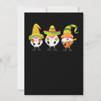 10.Cinco de Mayo Drie Mexicaanse gnomen gnoom Save The Date