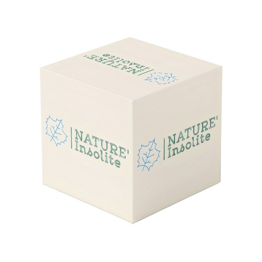 10 cm "logo"-kubus kubus (Achter hoekig)