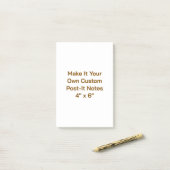 10 cm x 15 cm post-it® notes (Op bureau)
